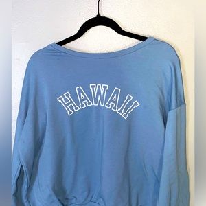 Blue sweatshirt